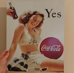 Coke Yes White Suit Wall Art